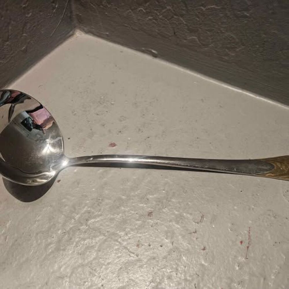 BergHOFF 18/10 Stainless Steel with Gold Trim Soup Ladle
